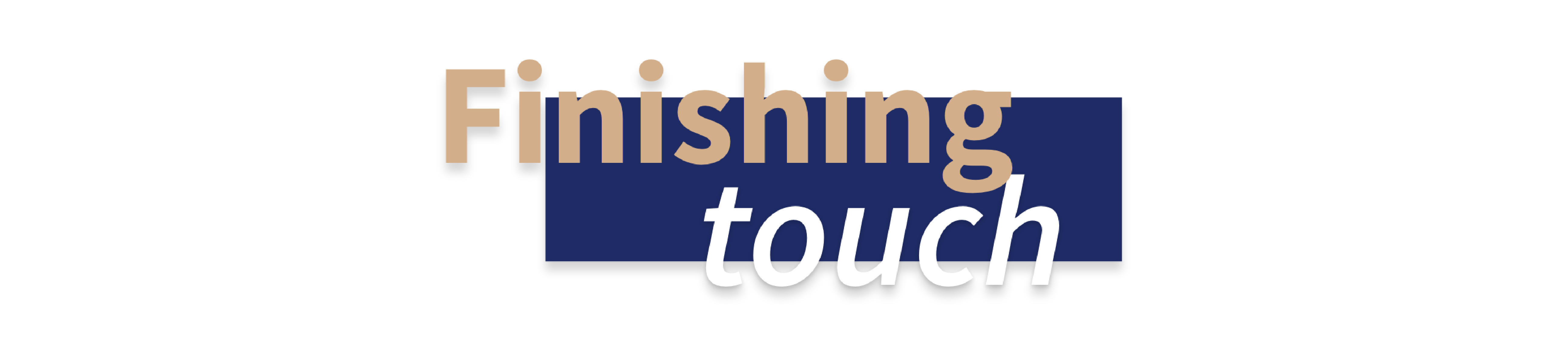 Logo Finishing Touch Foliedruk